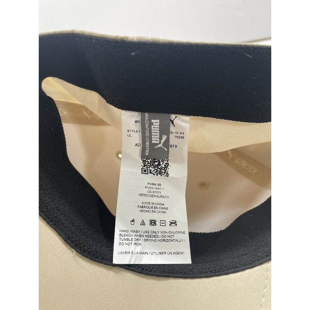 PUMA Evercat Stretch Fit Cap Beige With 3D Logo One Size - Picture 9 of 9